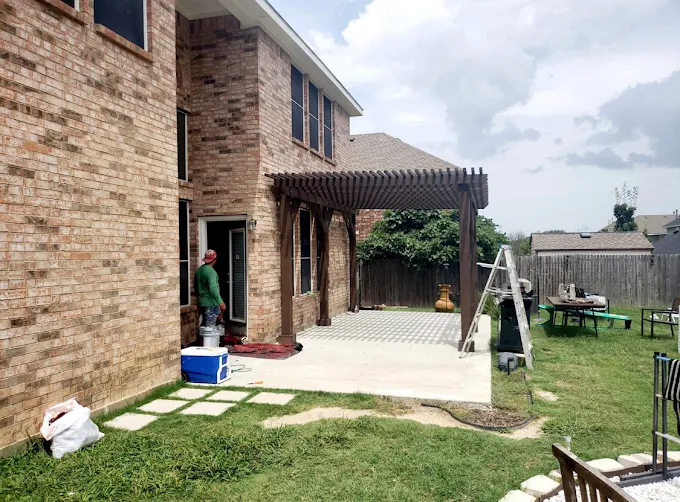 Patio area with outdoor space
